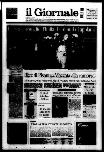 Il giornale : quotidiano del mattino